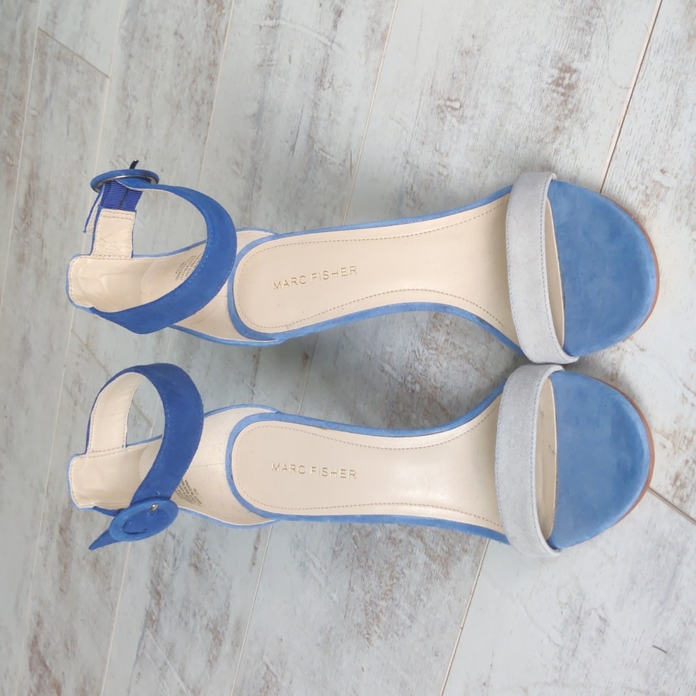 Marc Fisher "Bettye Heels" - Blue Multi Sz 8.5